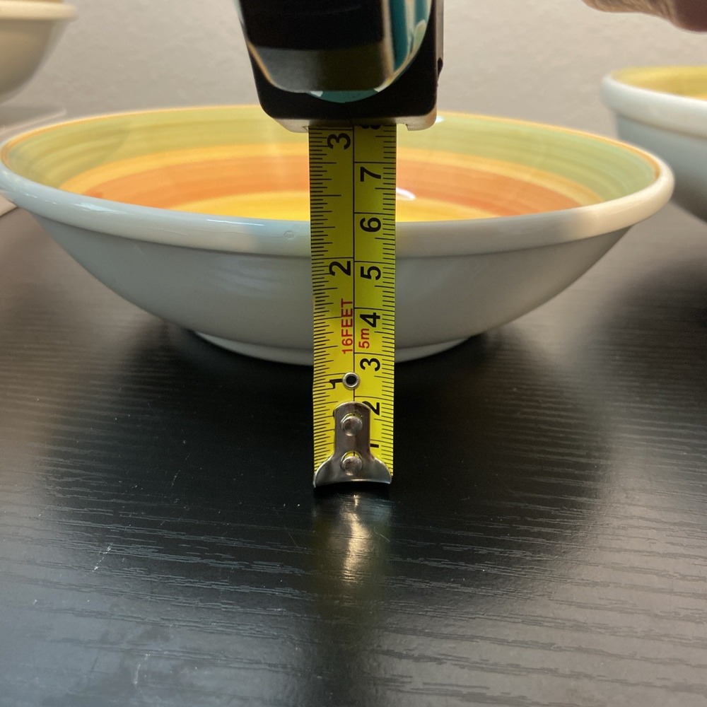 Tre Ci  Made in Italy  Large PASTA SERVING BOWL  Ceramic - 14" +4 Bowls - Picture 16 of 16